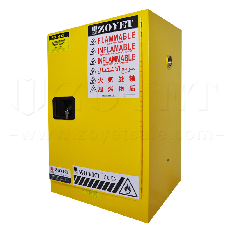 危險(xiǎn)品防爆柜規(guī)格尺寸介紹(圖2) 12加侖危險(xiǎn)品防爆柜